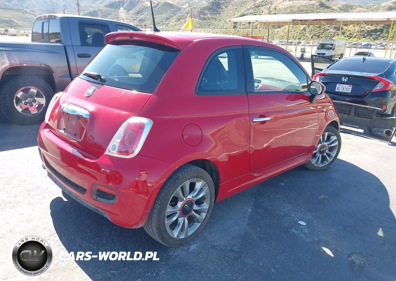 2015 Fiat 500 Sport VIN:3C3CFFBR2FT625316 - 4