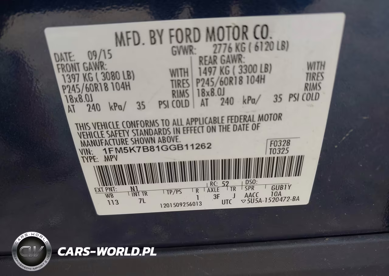 2016 Ford Explorer VIN:1FM5K7B81GGB11262 - 9