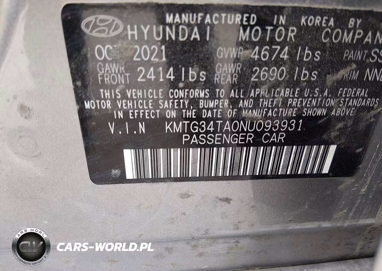 2022 Genesis G70 2.0T Rwd VIN:KMTG34TA0NU093931 - 9