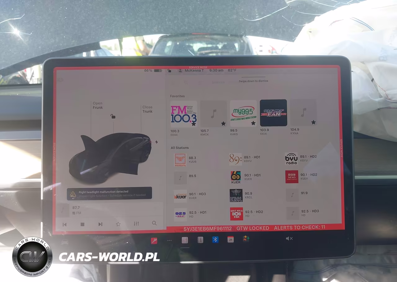 2021 Tesla Model 3 Long Range Dual Motor All-Wheel Drive VIN:5YJ3E1EB6MF961112 - 18
