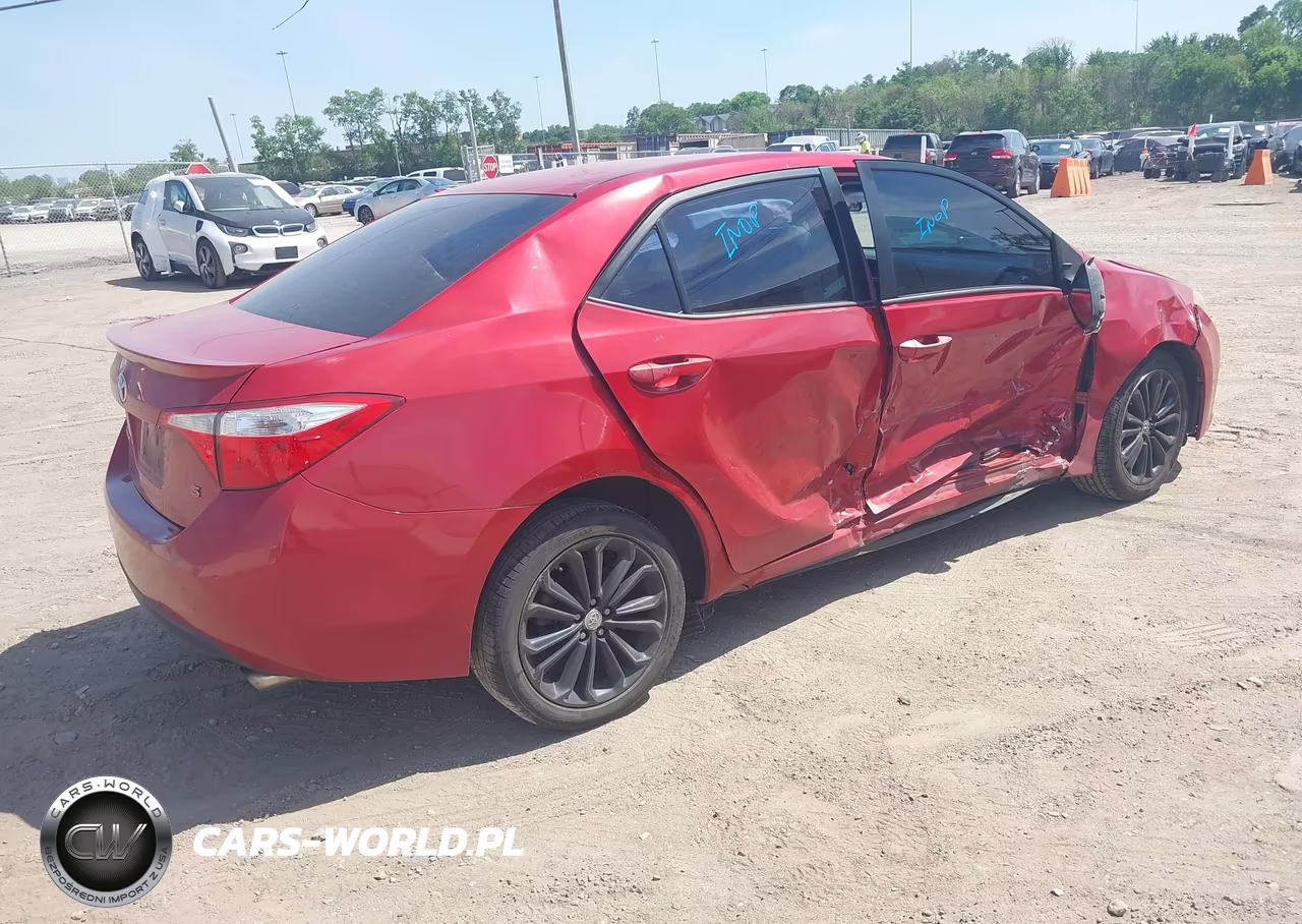2015 Toyota Corolla S Plus VIN:2T1BURHE6FC273184 - 4