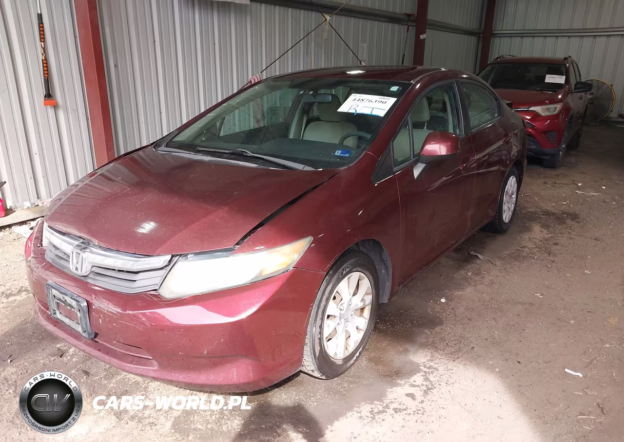 2012 Honda Civic Lx VIN:19XFB2F53CE095619 - 2