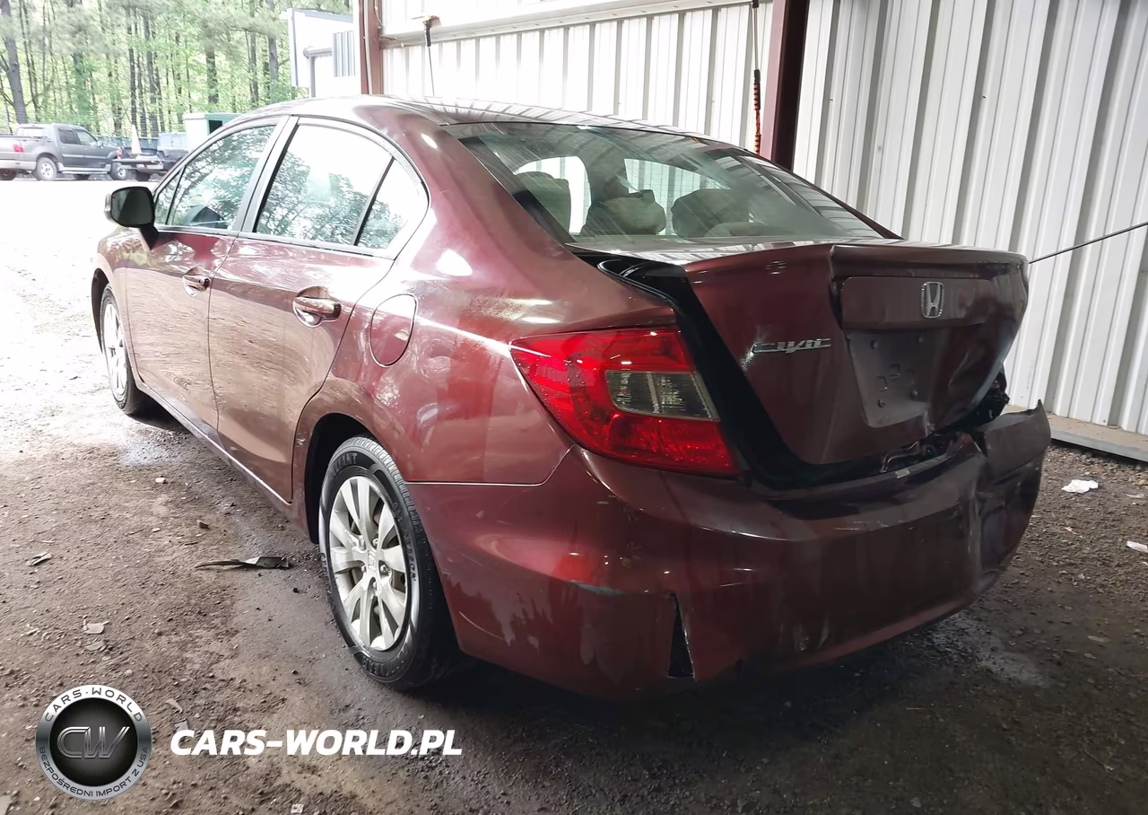 2012 Honda Civic Lx VIN:19XFB2F53CE095619 - 3
