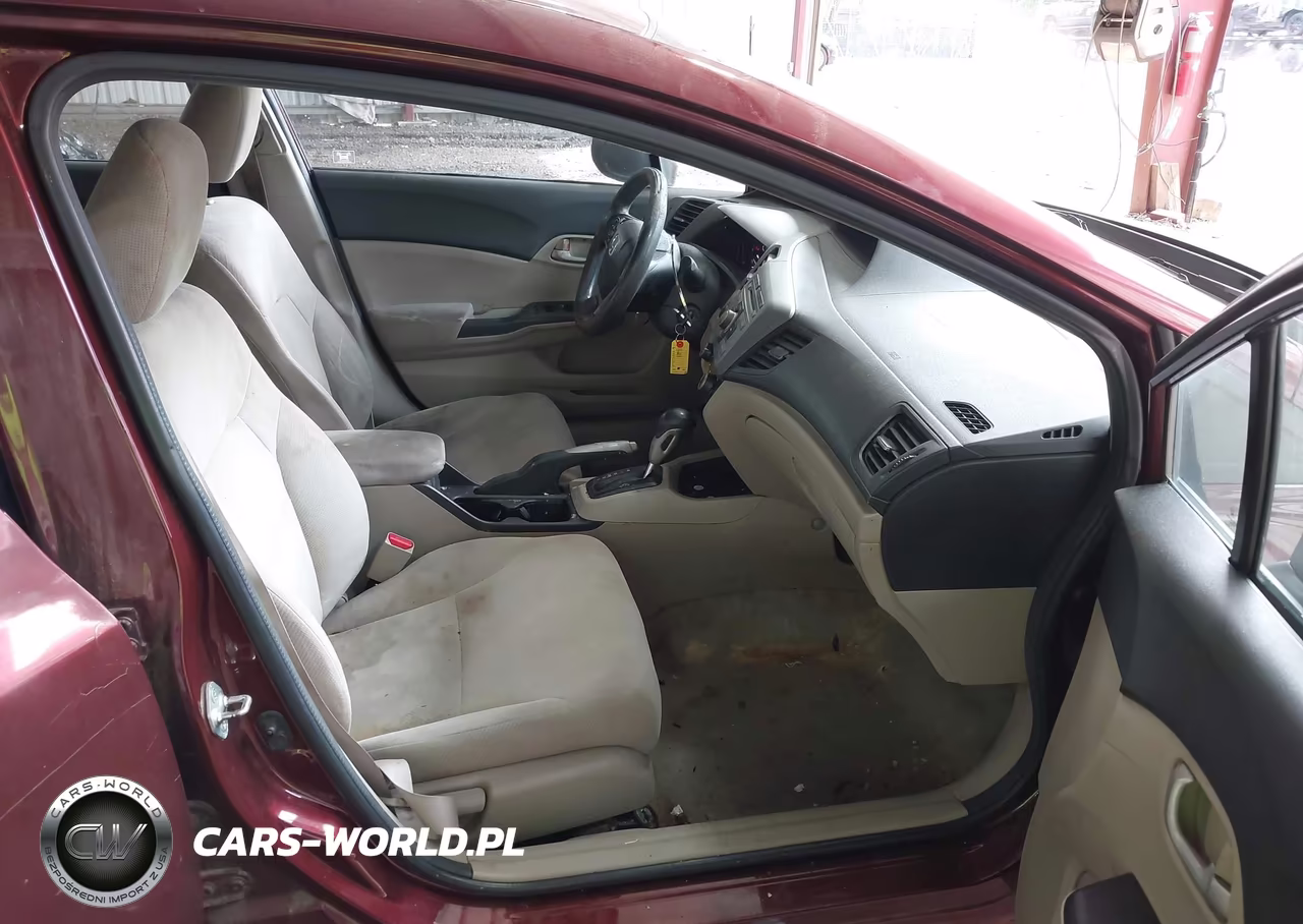 2012 Honda Civic Lx VIN:19XFB2F53CE095619 - 5