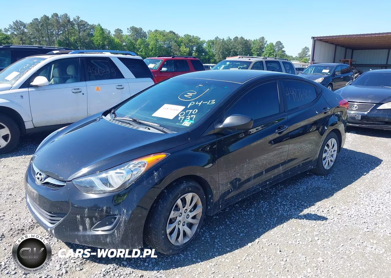 2012 Hyundai Elantra Gls VIN:5NPDH4AEXCH070737 - 2
