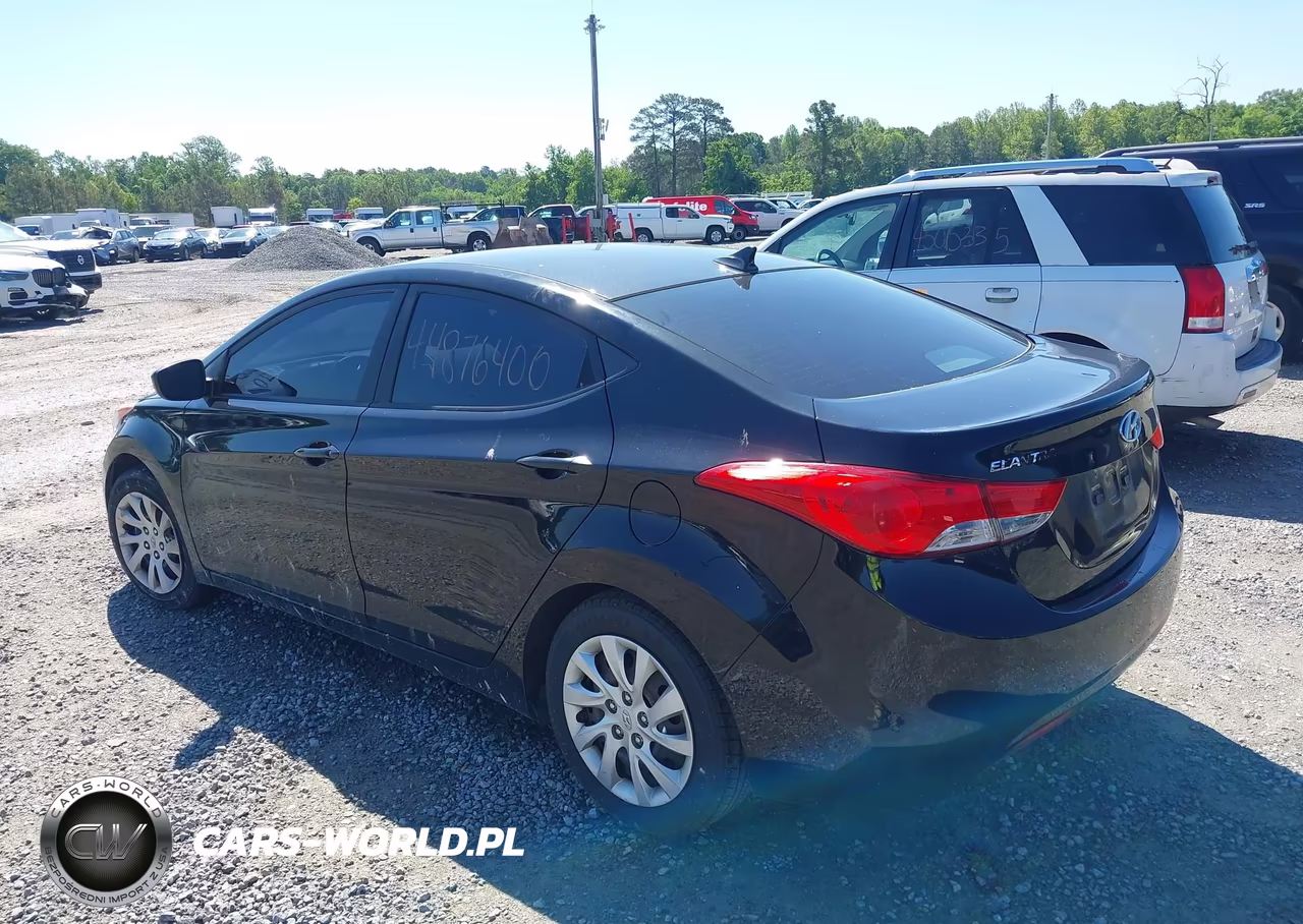 2012 Hyundai Elantra Gls VIN:5NPDH4AEXCH070737 - 3