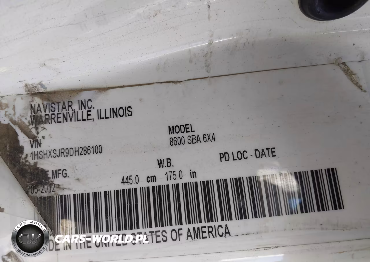 2013 International 8000 8600 VIN:1HSHXSJR9DH286100 - 9