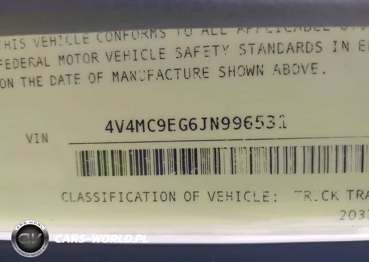 2018 Volvo Vnm VIN:4V4MC9EG6JN996531 - 9