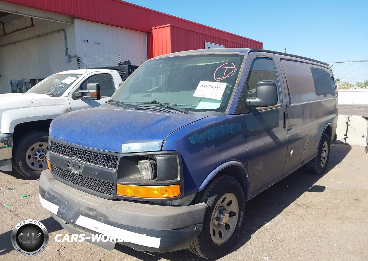 2012 Chevrolet Express 1500 Work Van VIN:1GCSGAFX6C1196037 - 2