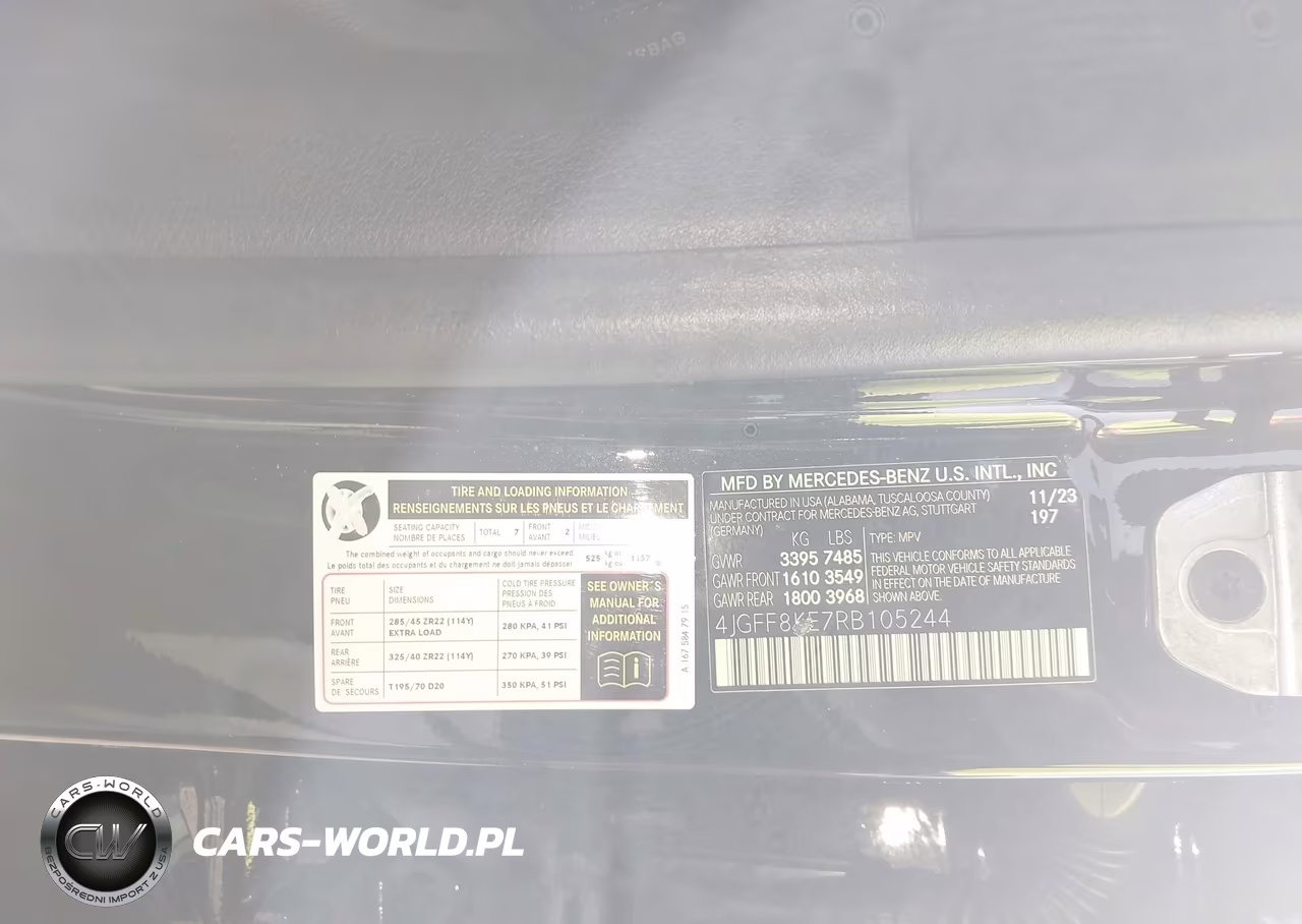 2024 Mercedes-Benz Amg Gls 63 4Matic VIN:4JGFF8KE7RB105244 - 9