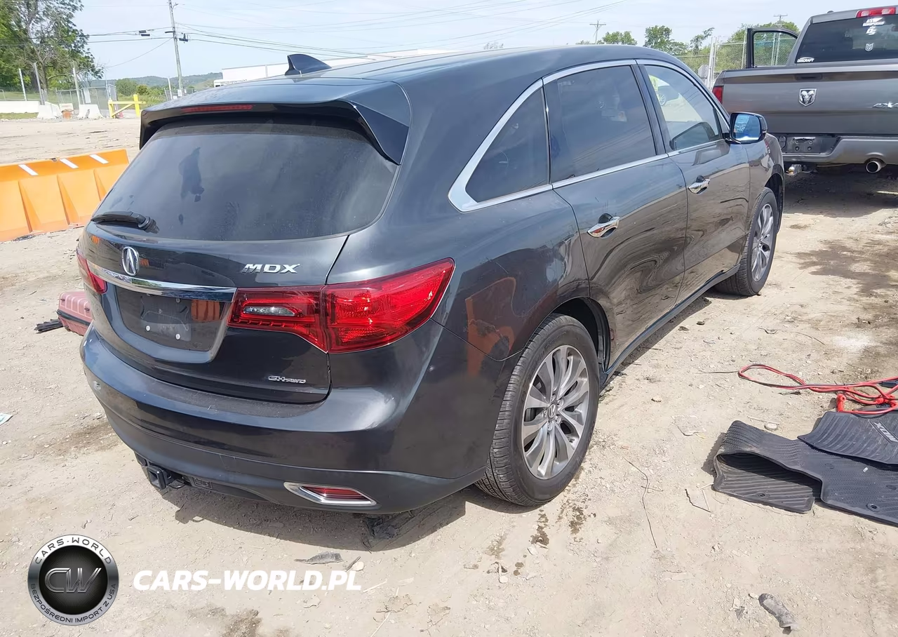 2016 Acura Mdx Technology Entertainment Packages-Technology, Entertainment Acurawatch Plus Packages VIN:5FRYD4H63GB016842 - 4