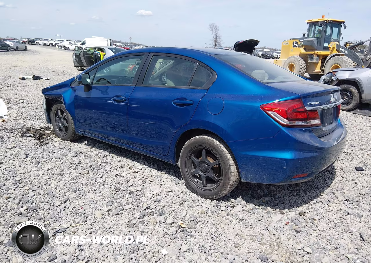 2013 Honda Civic Lx VIN:19XFB2F53DE065764 - 3