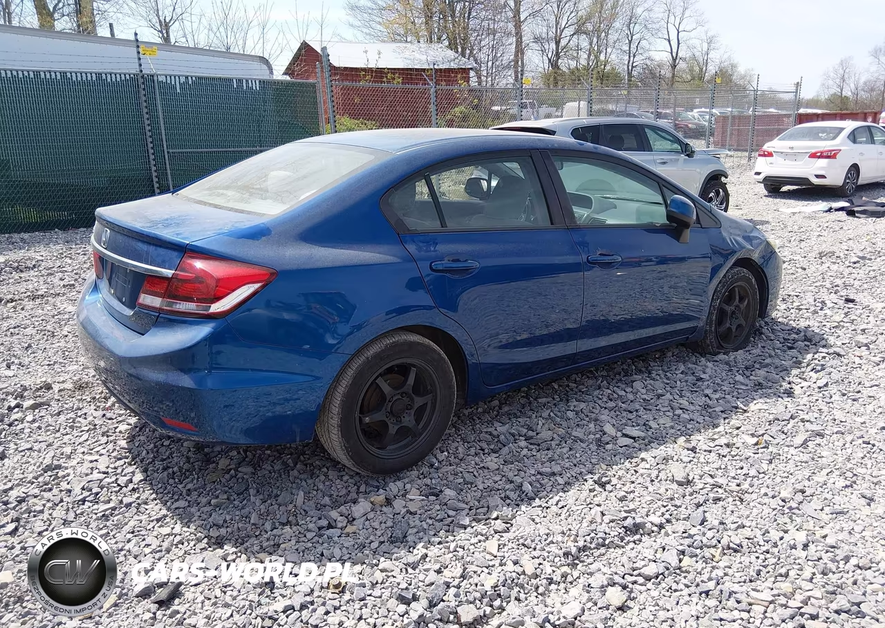 2013 Honda Civic Lx VIN:19XFB2F53DE065764 - 4