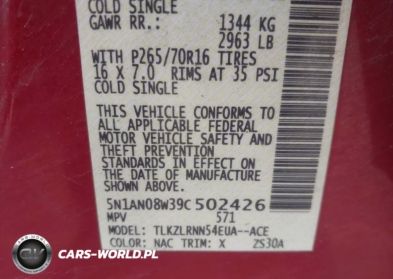 2009 Nissan Xterra S VIN:5N1AN08W39C502426 - 9