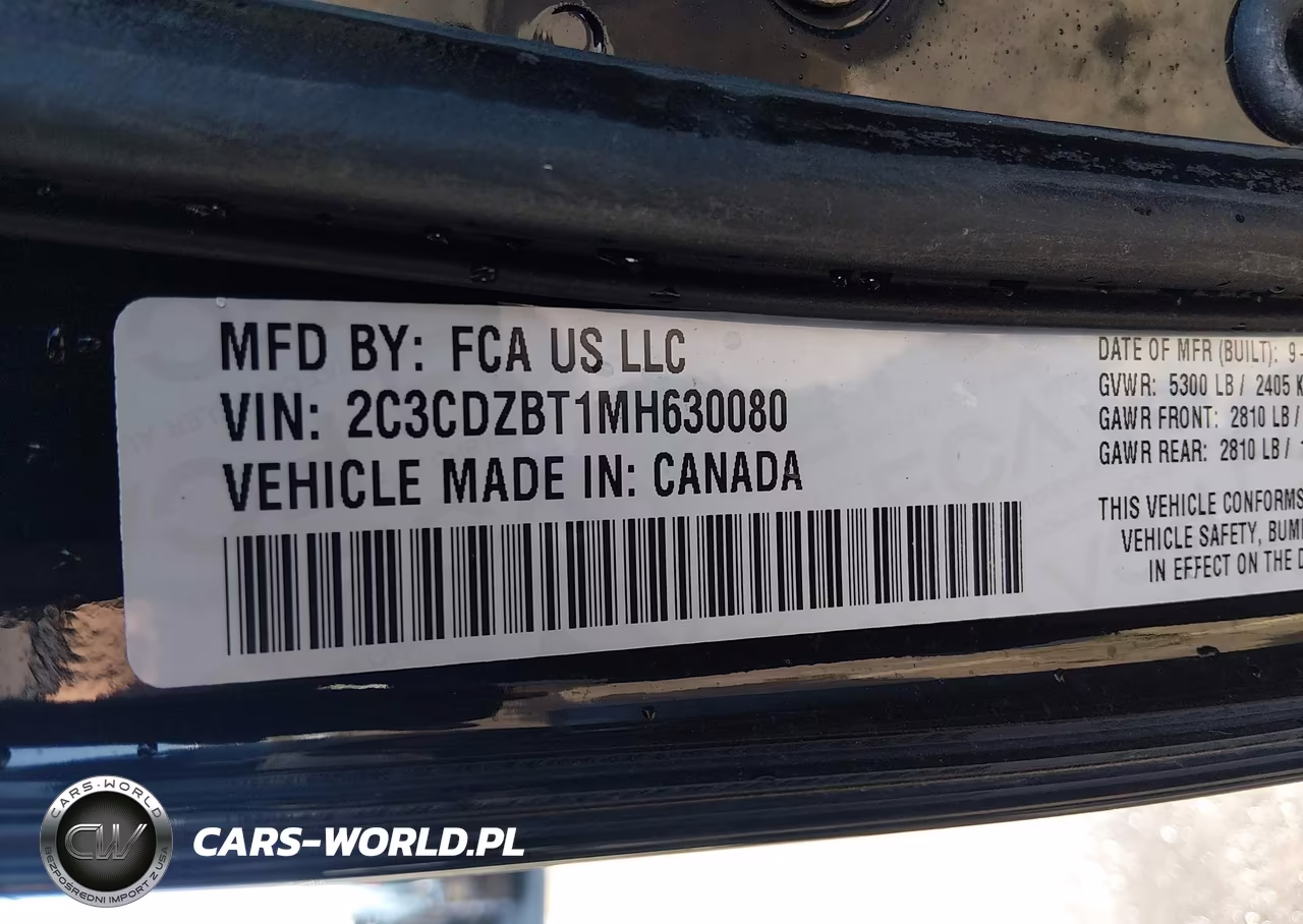 2021 Dodge Challenger R-T VIN:2C3CDZBT1MH630080 - 9