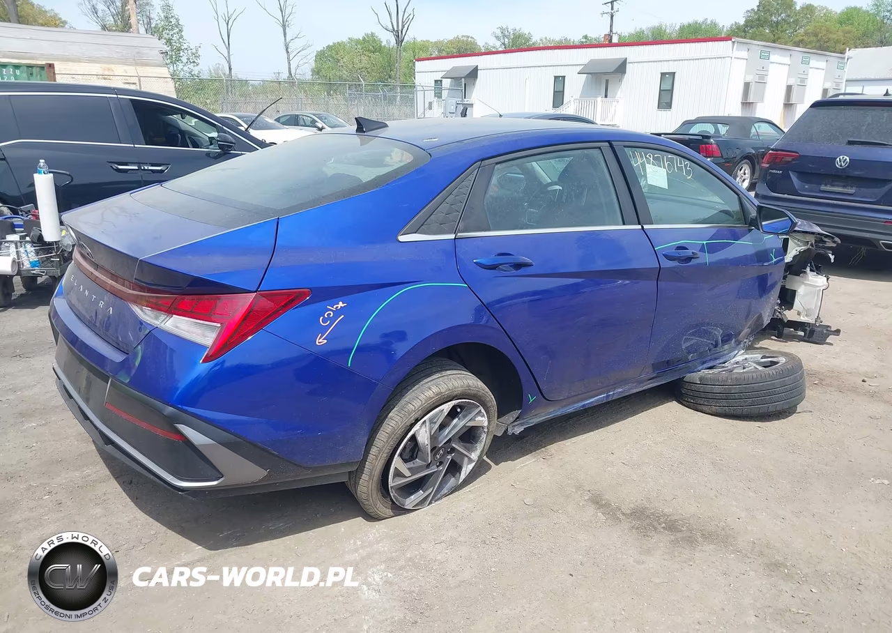 2025 Hyundai Elantra Sel Convenience VIN:KMHLS4DG7SU862483 - 4