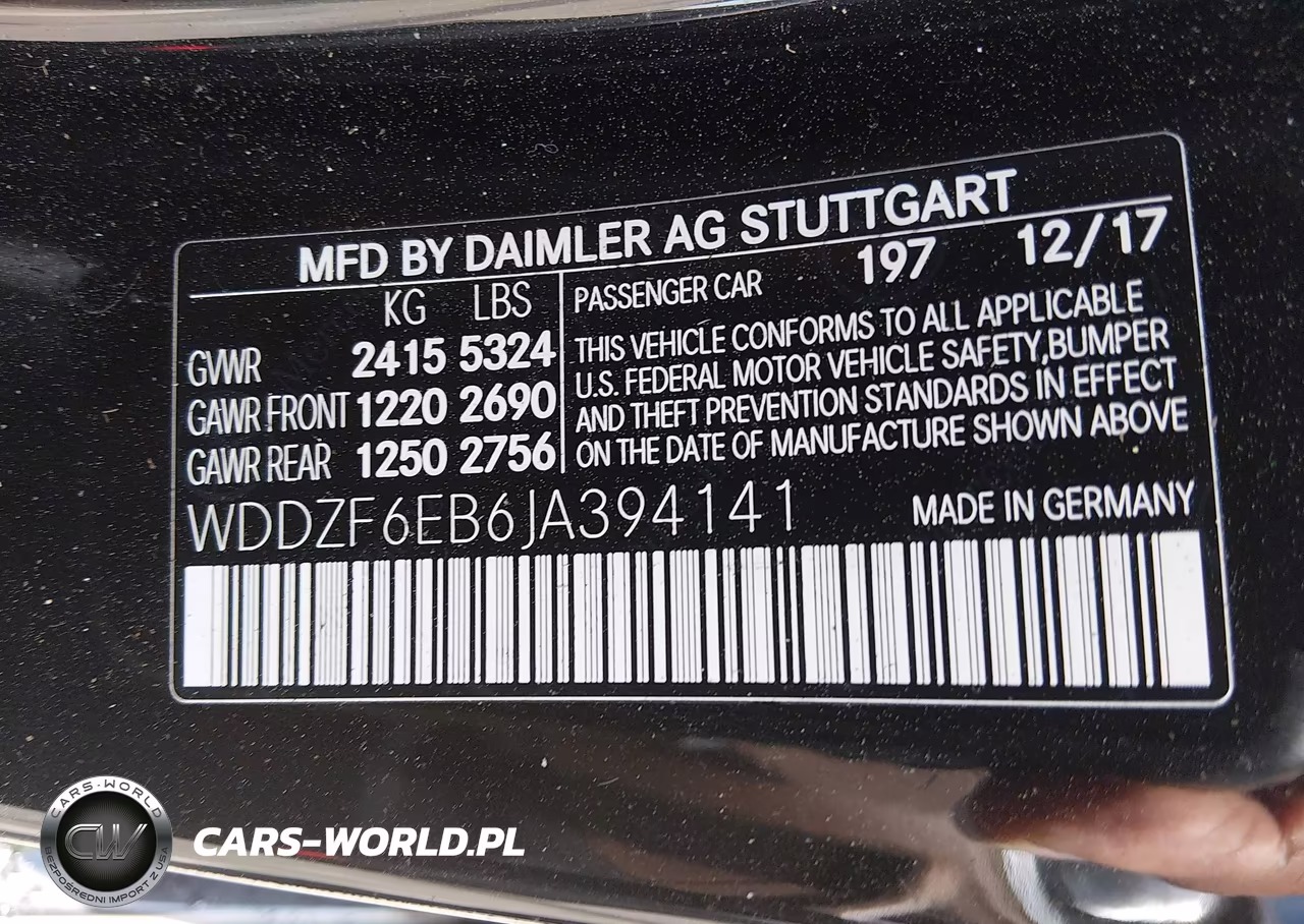 2018 Mercedes-Benz Amg E 43 4Matic VIN:WDDZF6EB6JA394141 - 9