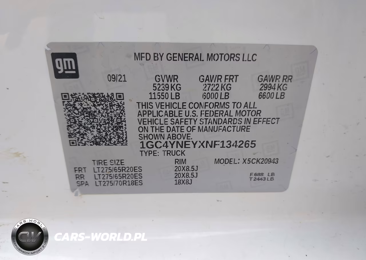 2022 Chevrolet Silverado 2500Hd 4Wd Long Bed Lt VIN:1GC4YNEYXNF134265 - 8