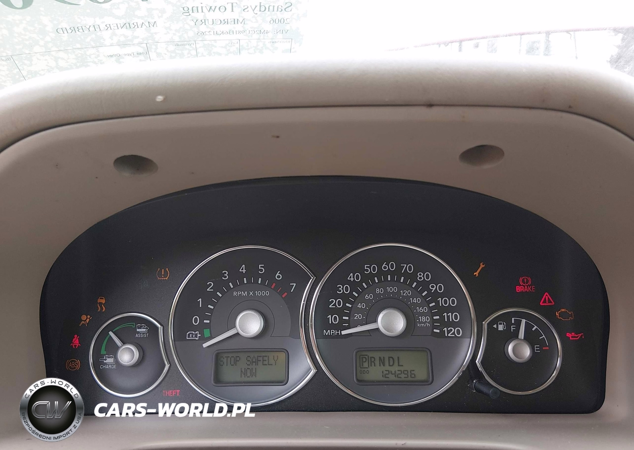 2006 Mercury Mariner Hybrid VIN:4M2CU98H36KJ12265 - 7