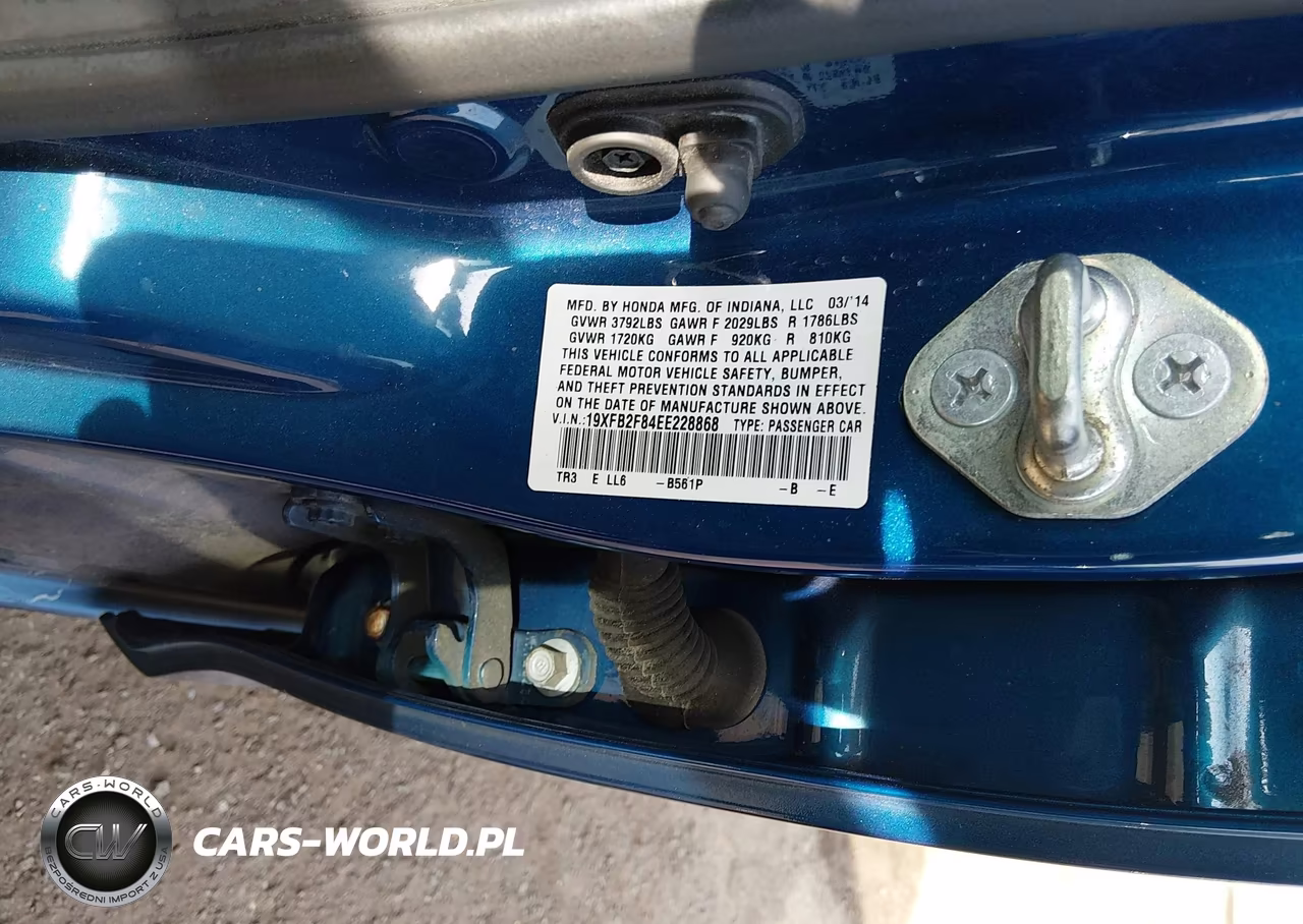 2014 Honda Civic Ex VIN:19XFB2F84EE228868 - 9
