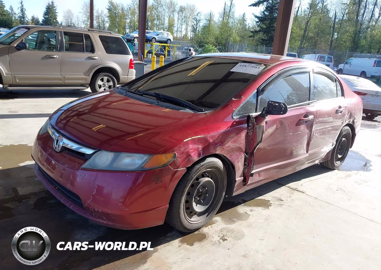 2006 Honda Civic Lx VIN:1HGFA16586L033076 - 2