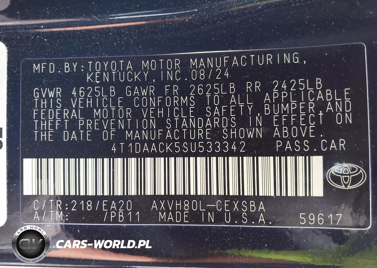 2025 Toyota Camry Se VIN:4T1DAACK5SU533342 - 9