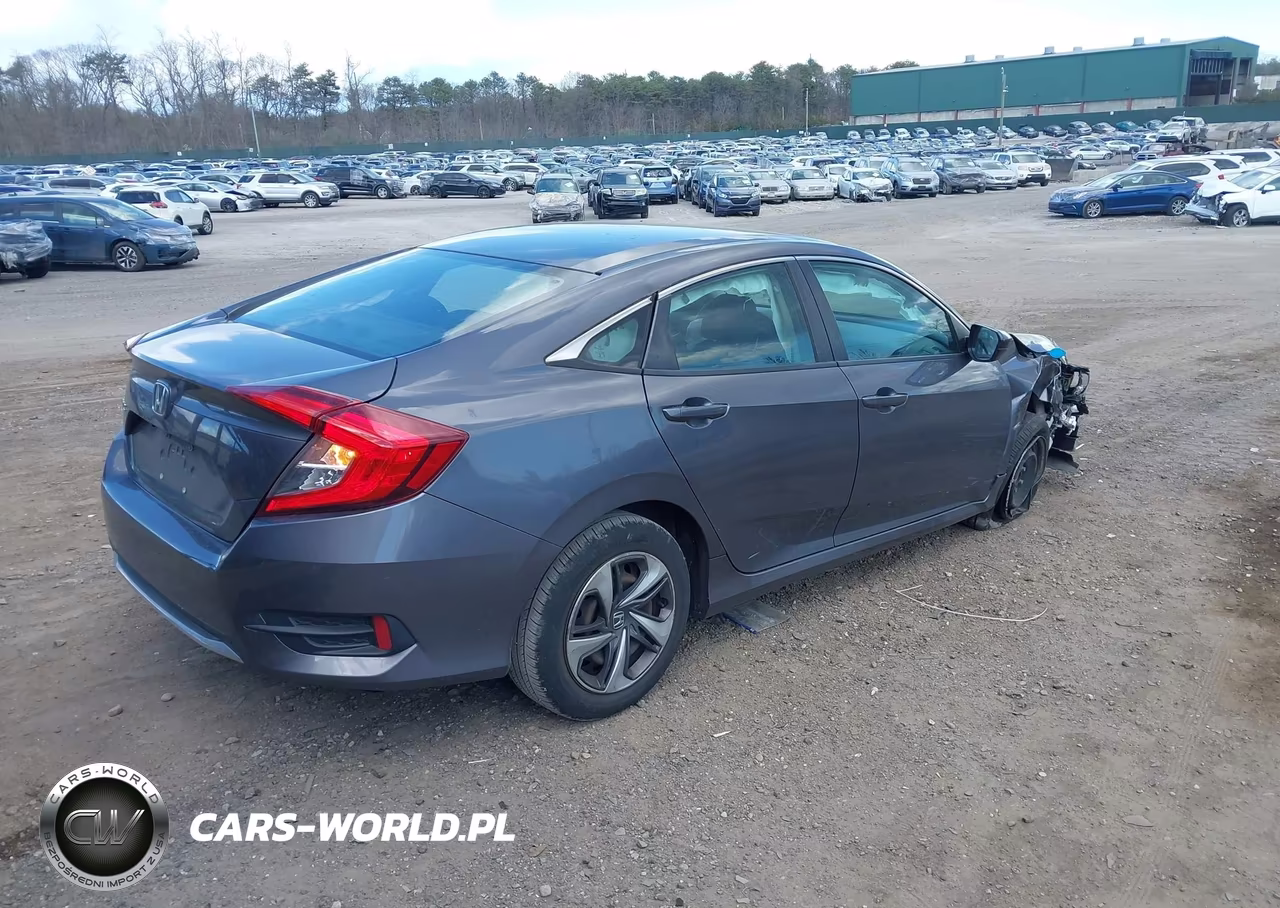 2019 Honda Civic Lx VIN:2HGFC2F61KH575717 - 4