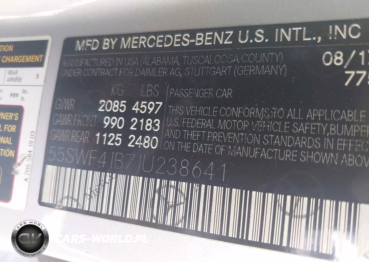 2018 Mercedes-Benz C 300 VIN:55SWF4JB7JU238641 - 9