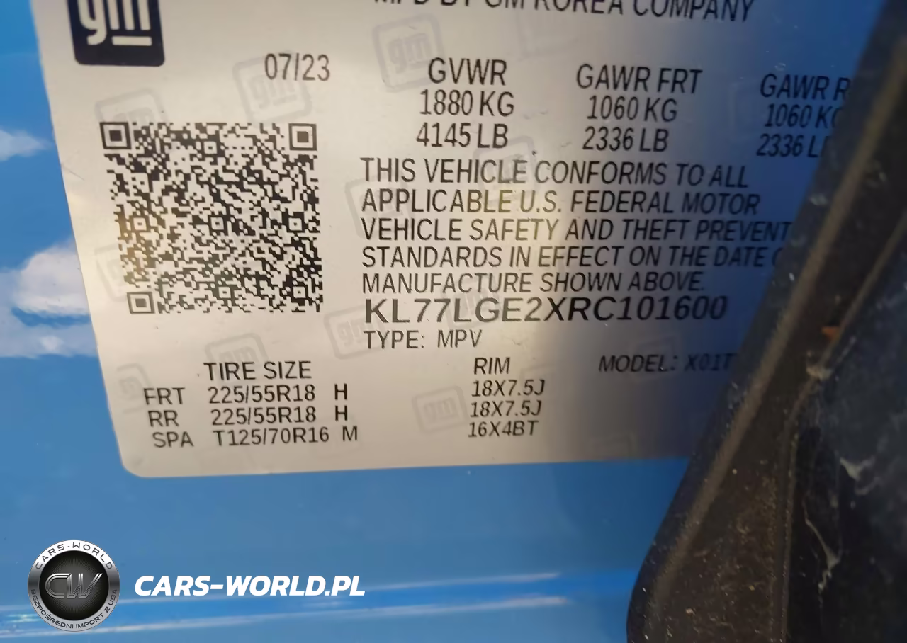 2024 Chevrolet Trax Fwd 1Rs VIN:KL77LGE2XRC101600 - 9