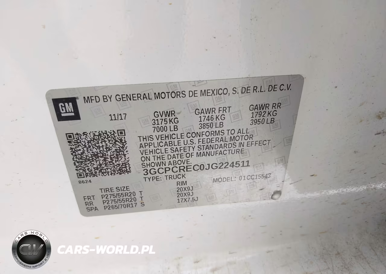 2018 Chevrolet Silverado 1500 1Lt VIN:3GCPCREC0JG224511 - 9