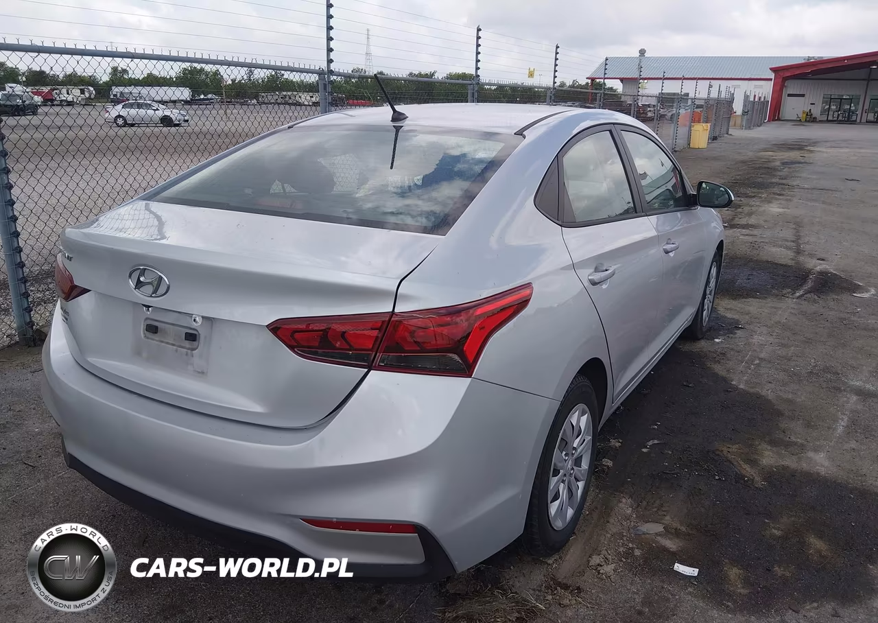 2022 Hyundai Accent Se VIN:3KPC24A68NE179694 - 4