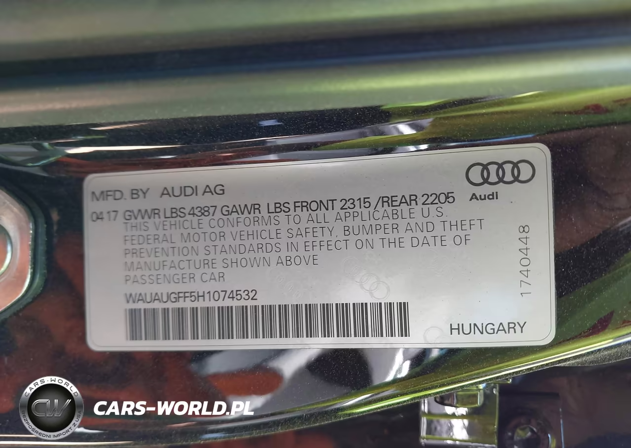 2017 Audi A3 2.0T Premium VIN:WAUAUGFF5H1074532 - 9