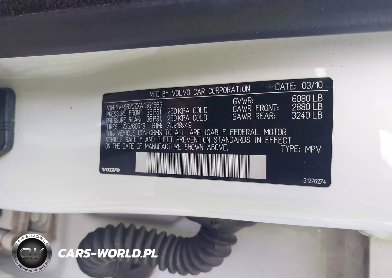 2010 Volvo Xc90 3.2 VIN:YV4982CZXA1561563 - 9