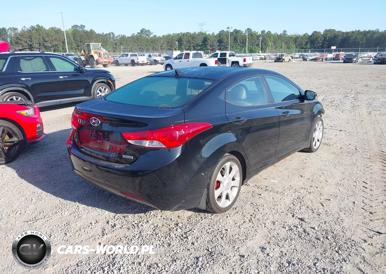 2012 Hyundai Elantra Limited (Ulsan Plant) VIN:KMHDH4AE7CU463256 - 4