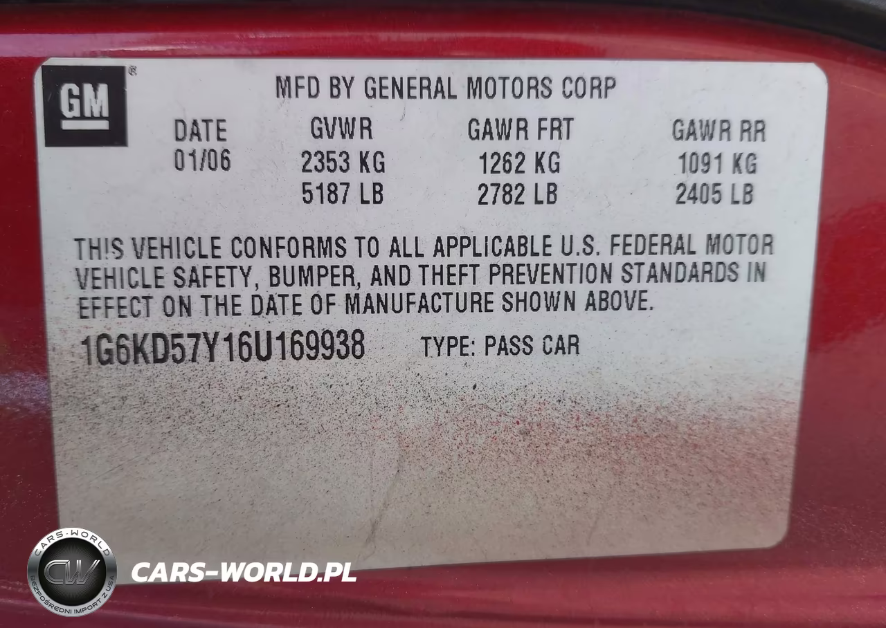 2006 Cadillac Dts Standard VIN:1G6KD57Y16U169938 - 9