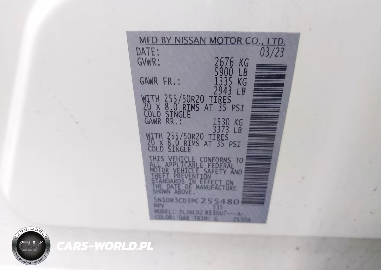 2023 Nissan Pathfinder Sl 4Wd VIN:5N1DR3CD3PC255480 - 9