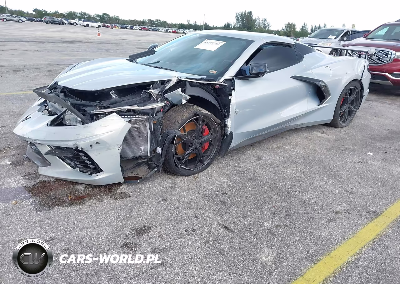 2021 Chevrolet Corvette Stingray Rwd 3Lt VIN:1G1YC3D48M5108604 - 2