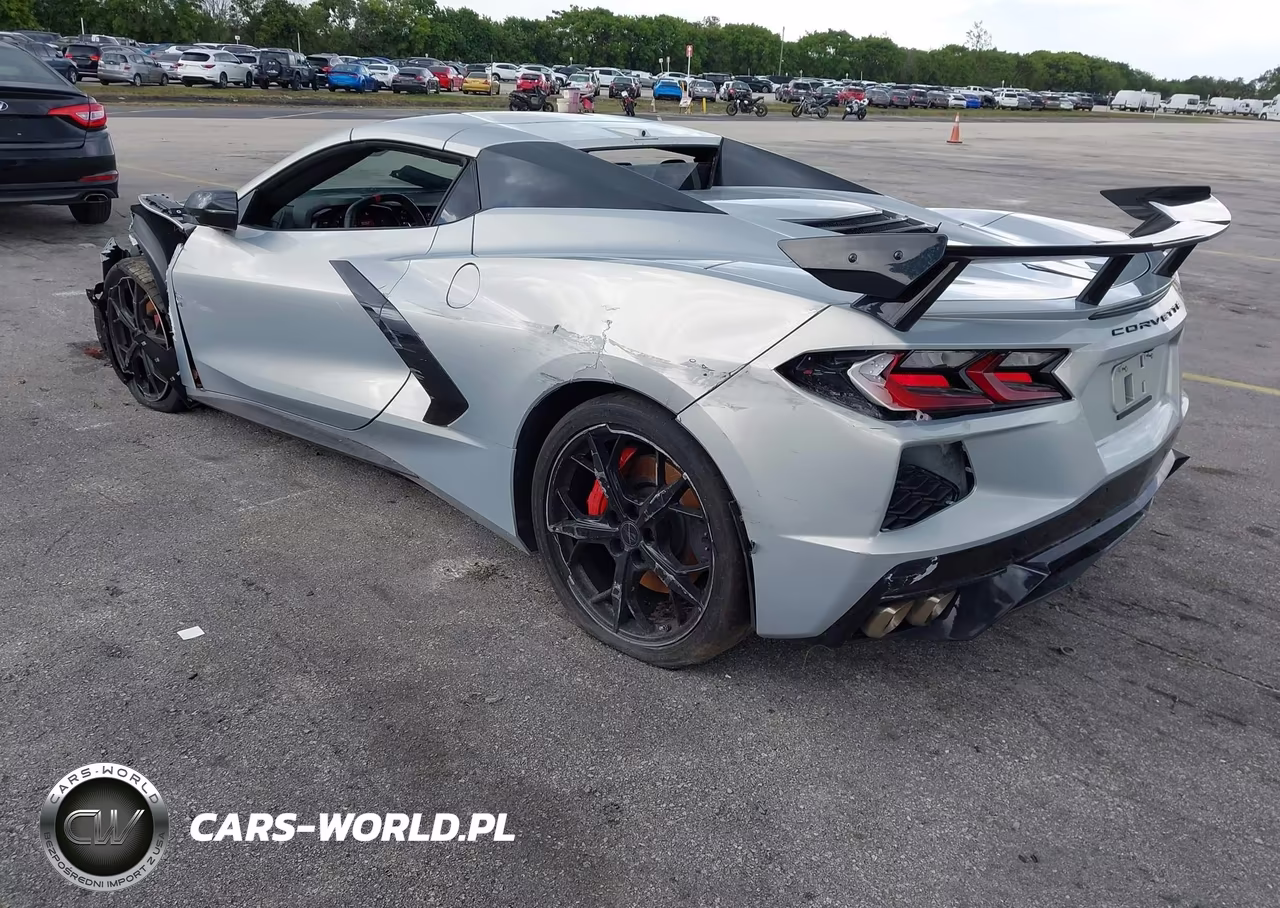 2021 Chevrolet Corvette Stingray Rwd 3Lt VIN:1G1YC3D48M5108604 - 3