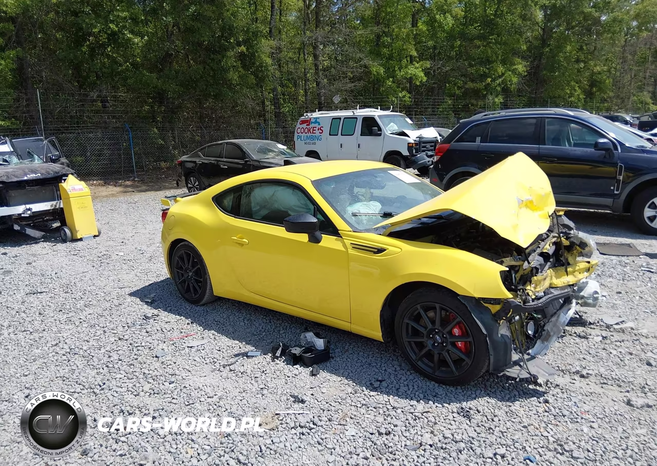 2017 Subaru Brz Series. Yellow