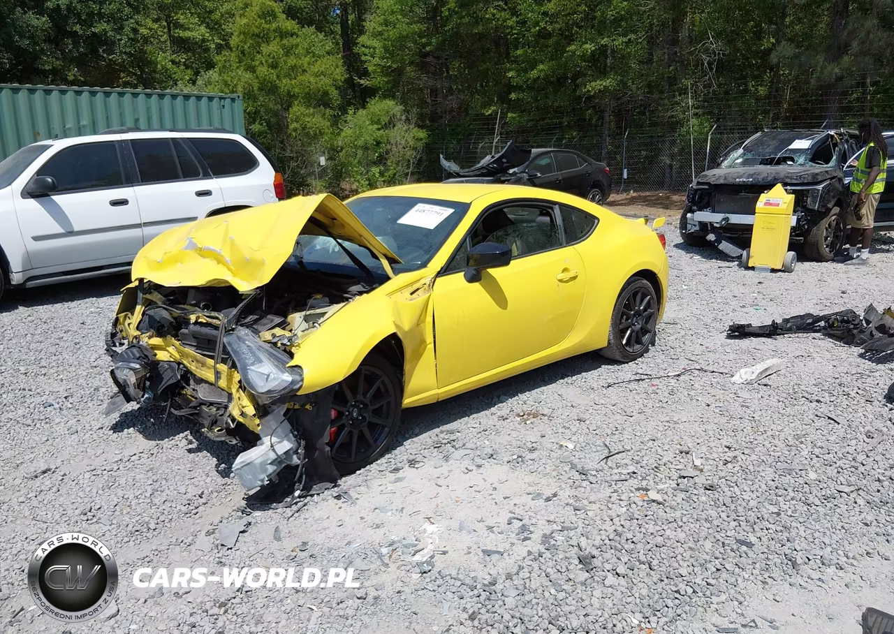 2017 Subaru Brz Series. Yellow VIN:JF1ZCAC10H9601348 - 2