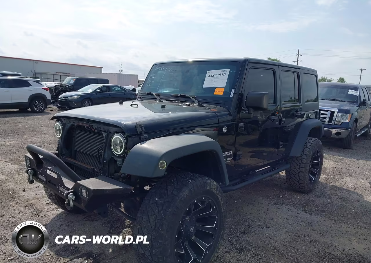 2018 Jeep Wrangler Jk Unlimited Sport S 4X4 VIN:1C4BJWDG1JL843320 - 2