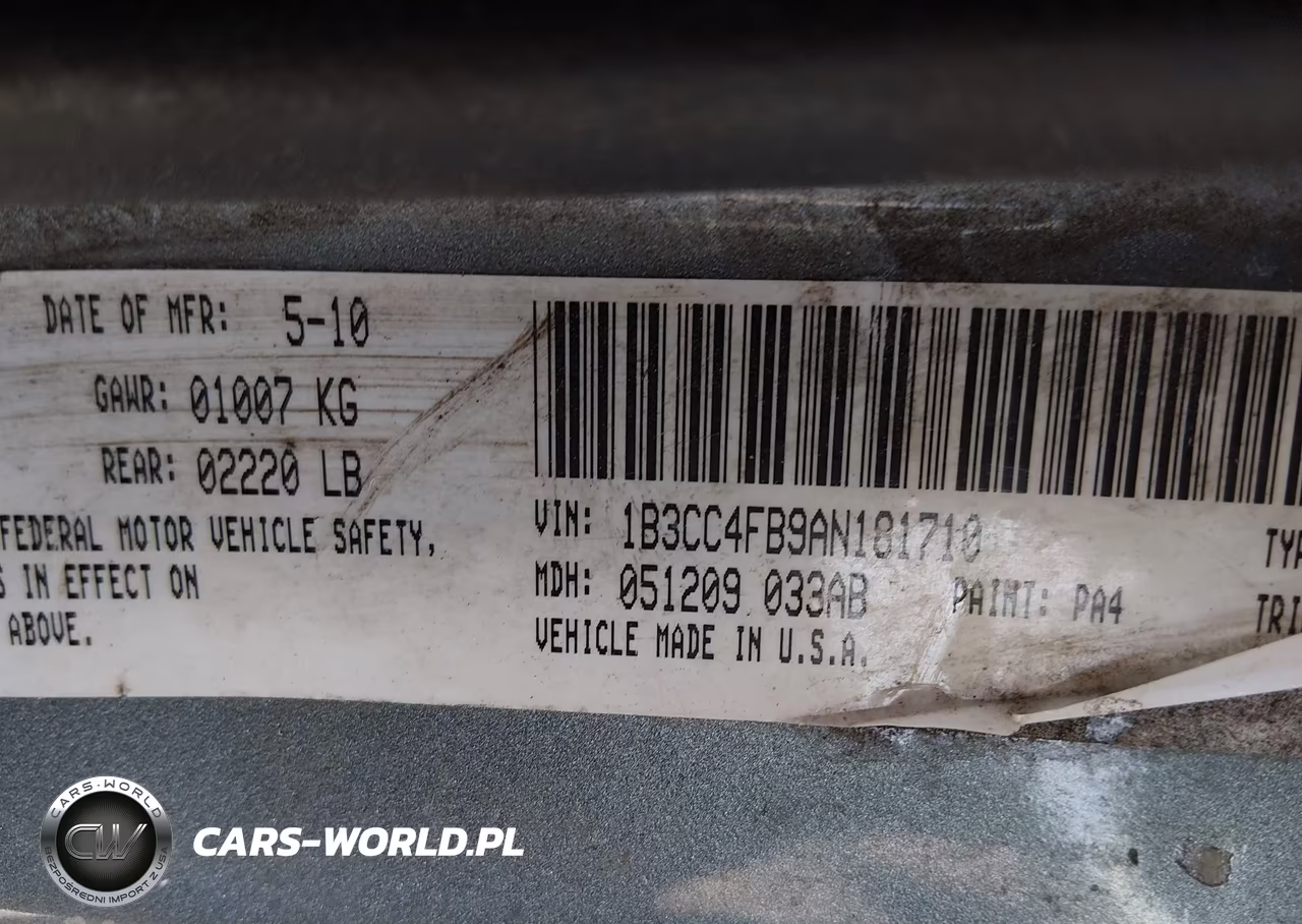 2010 Dodge Avenger Sxt VIN:1B3CC4FB9AN181710 - 9