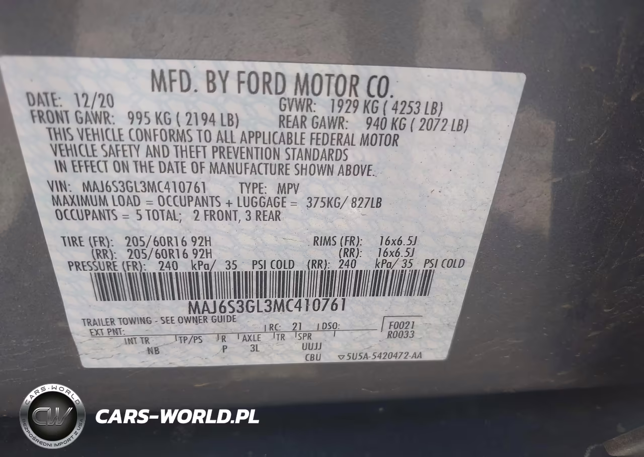 2021 Ford Ecosport Se VIN:MAJ6S3GL3MC410761 - 9