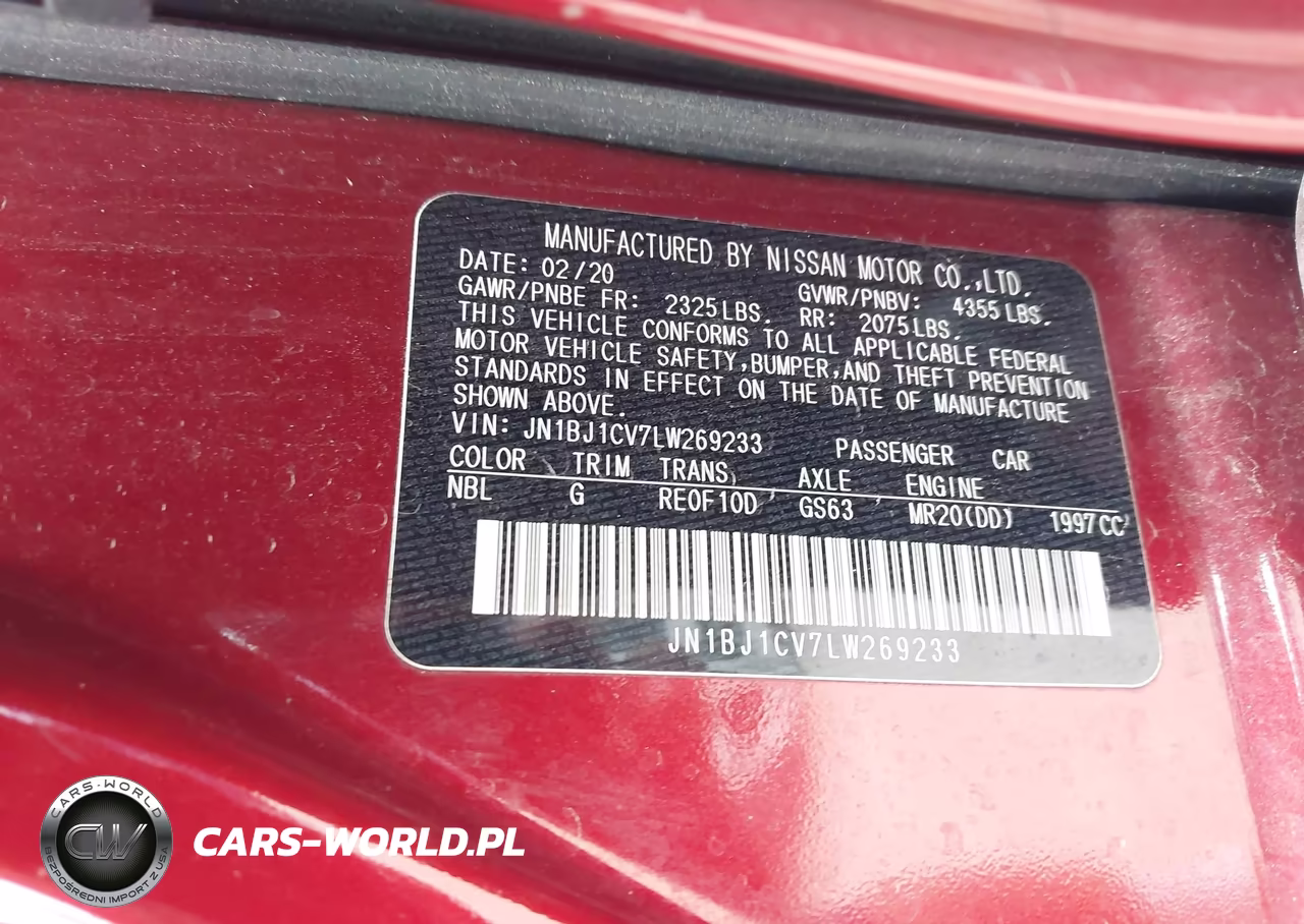 2020 Nissan Rogue Sport S Fwd Xtronic Cvt VIN:JN1BJ1CV7LW269233 - 9
