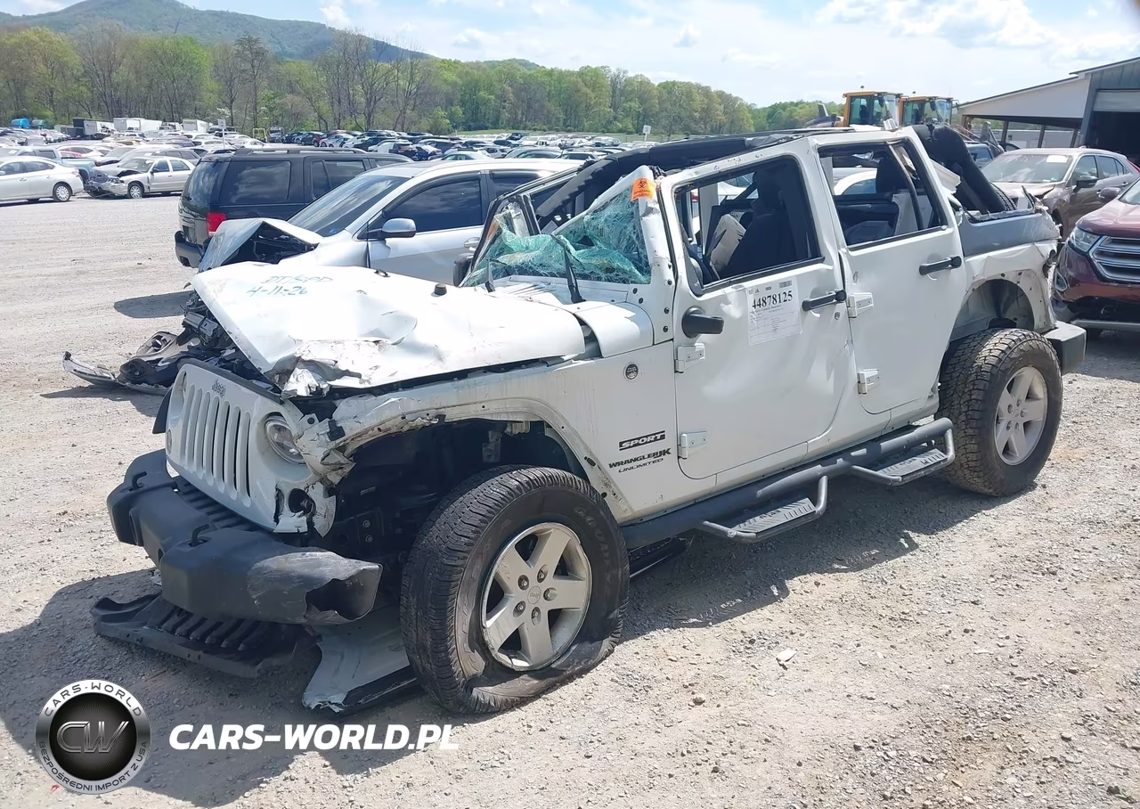2018 Jeep Wrangler Jk Unlimited Sport S 4X4 VIN:1C4BJWDG7JL826523 - 2