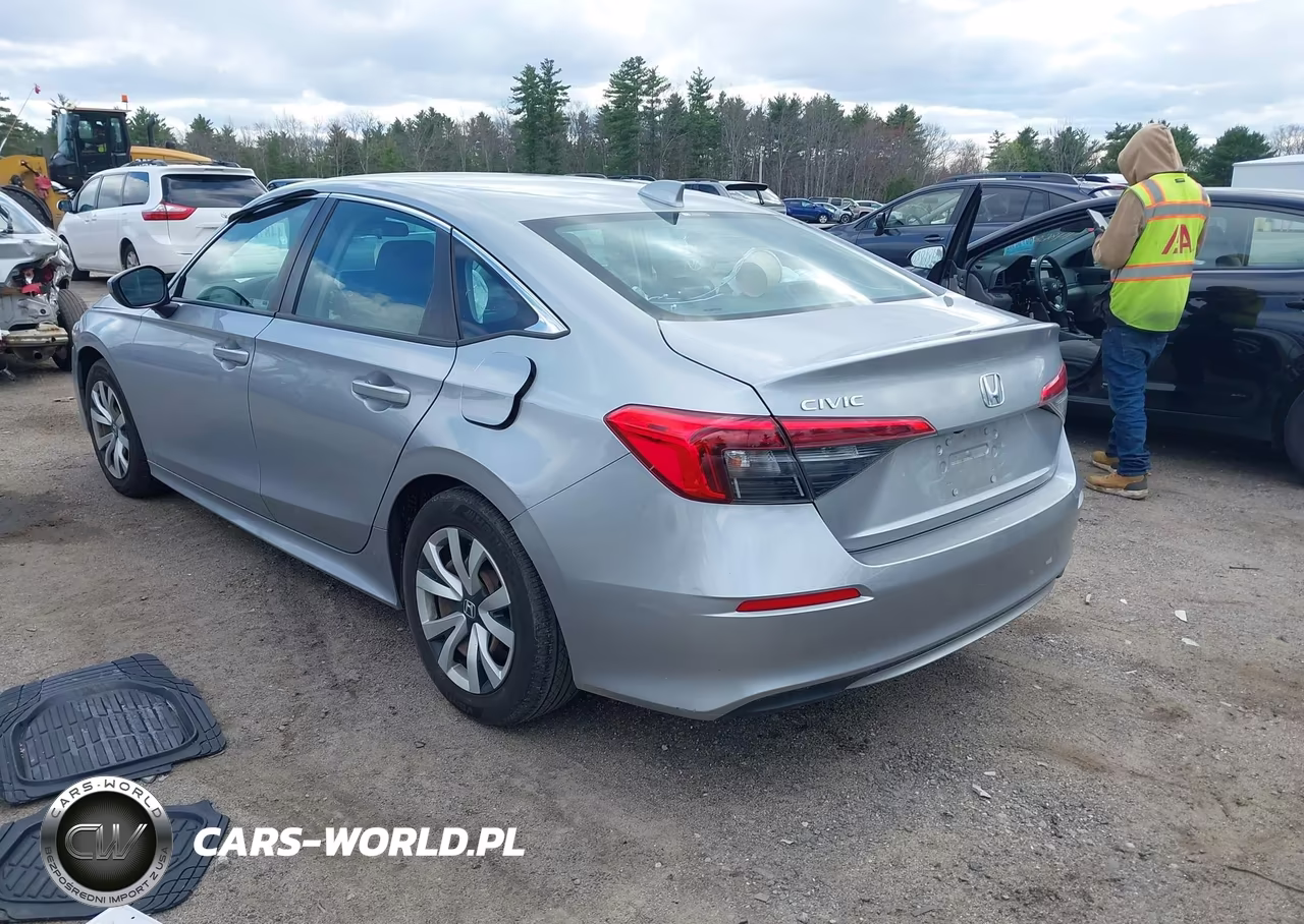 2022 Honda Civic Lx VIN:2HGFE2F28NH508785 - 3