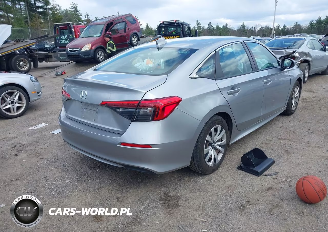2022 Honda Civic Lx VIN:2HGFE2F28NH508785 - 4