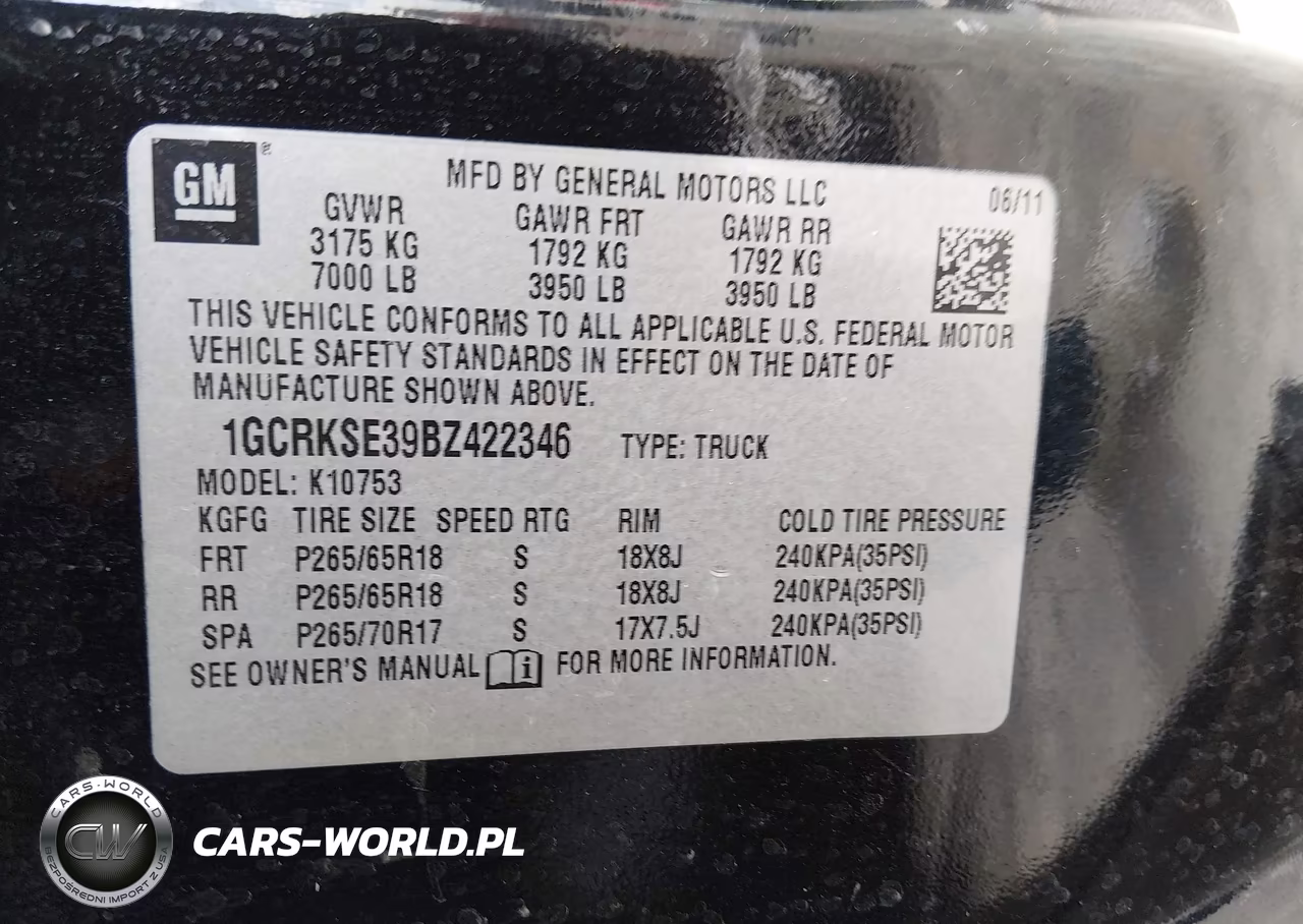 2011 Chevrolet Silverado 1500 Lt VIN:1GCRKSE39BZ422346 - 9