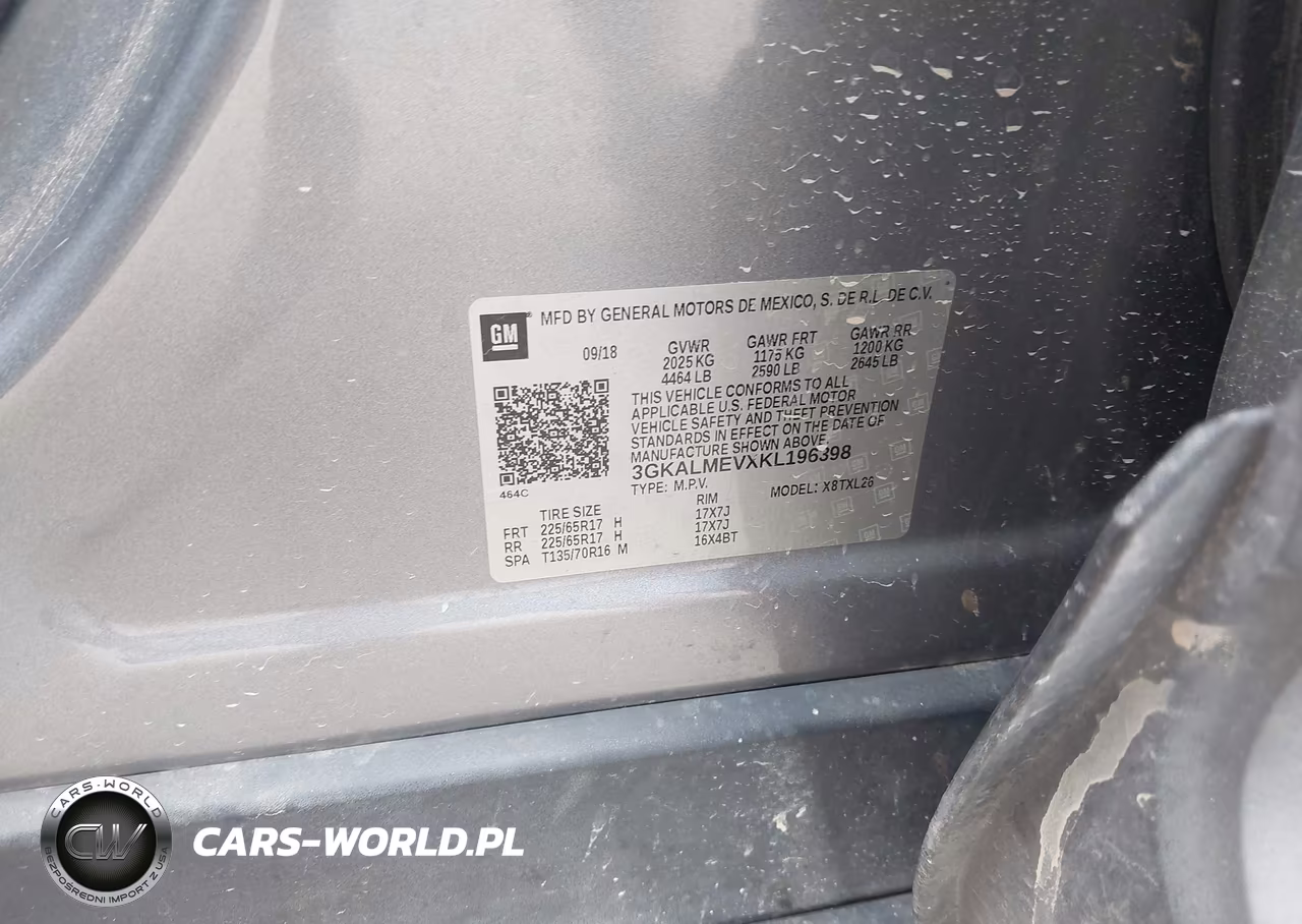 2019 GMC Terrain Sle VIN:3GKALMEVXKL196398 - 9