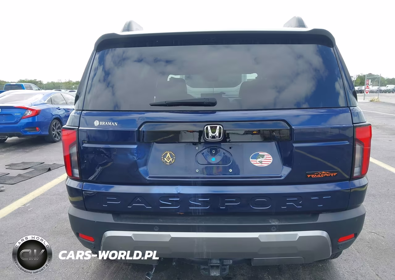 2026 Honda Passport Awd Trailsport-Awd Trailsport Blackout VIN:5FNYF9H50TB008059 - 17